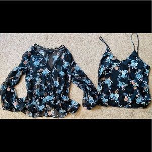 Blouse With Matching Tank